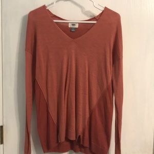 Salmon lightweight sweater